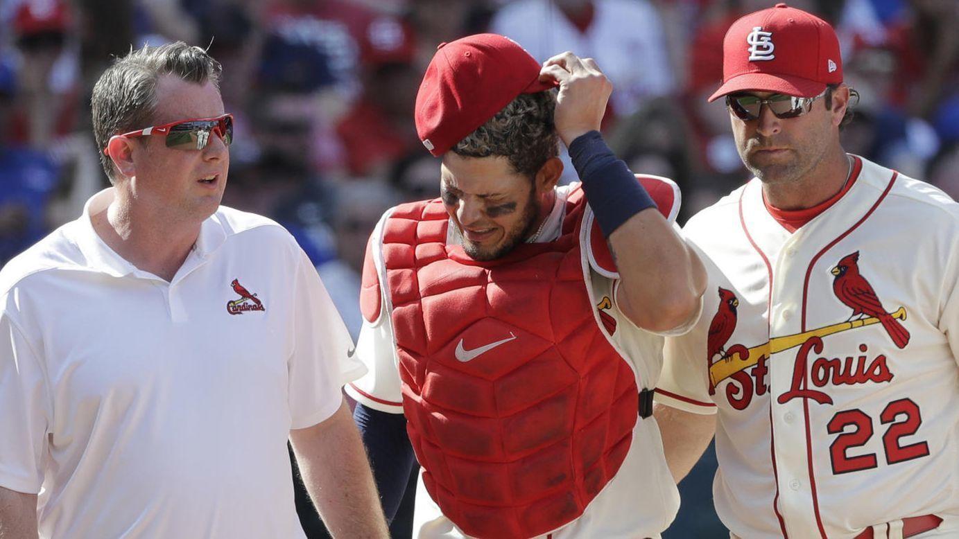 Cubs players feel for injured Cardinals catcher Yadier Molina - Chicago Tribune