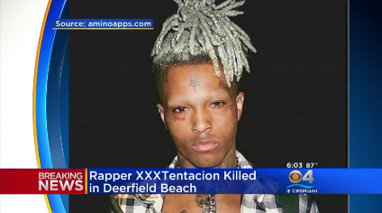 xxxtentacion dead shot rapper broward reports say