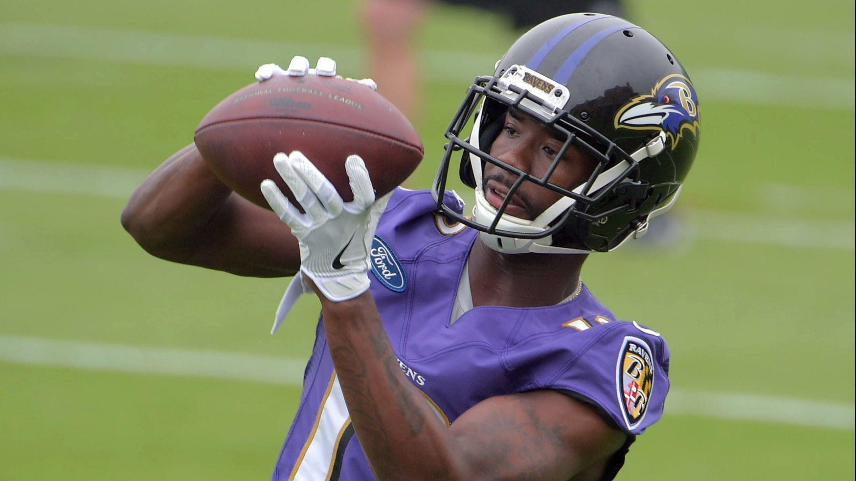 Ravens wide receiver John Brown shows flashes of potential in Thursday’s practice - Baltimore Sun