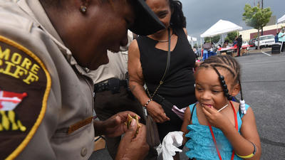 Police and communities gather for National Night Out events across Baltimore region