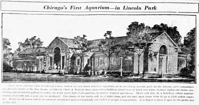 Lincoln Park Aquarium, 1922