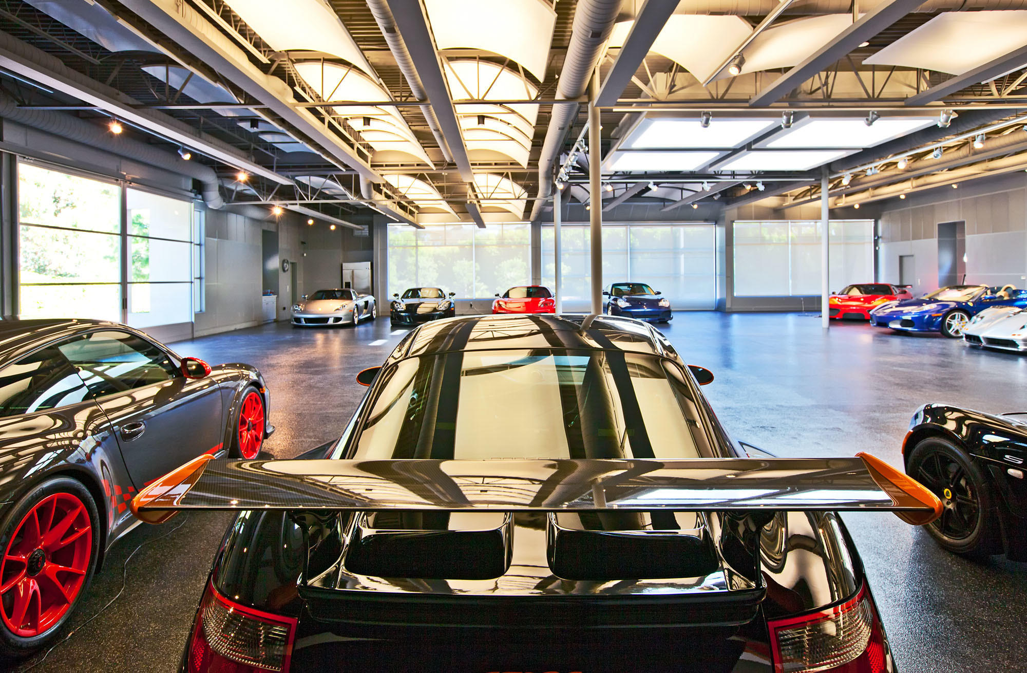 Overthetop car collector's garage cruises to a 7.3million sale in