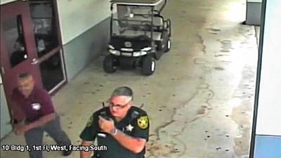New video shows school cop Scot Peterson hiding as gunman shoots Parkland students