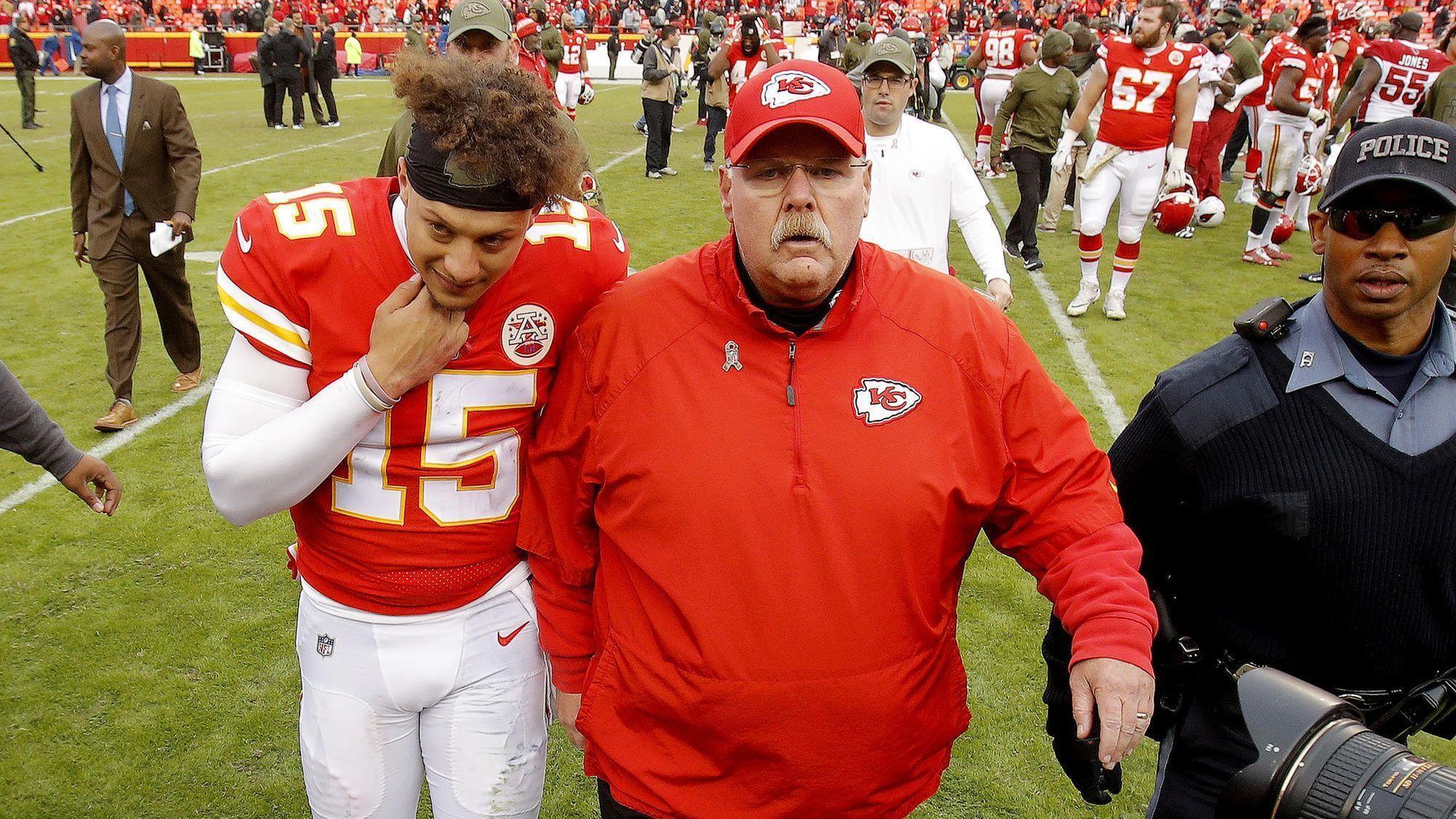 Patrick Mahomes' girlfriend says her stepfather collapsed and died at Chiefs game ...