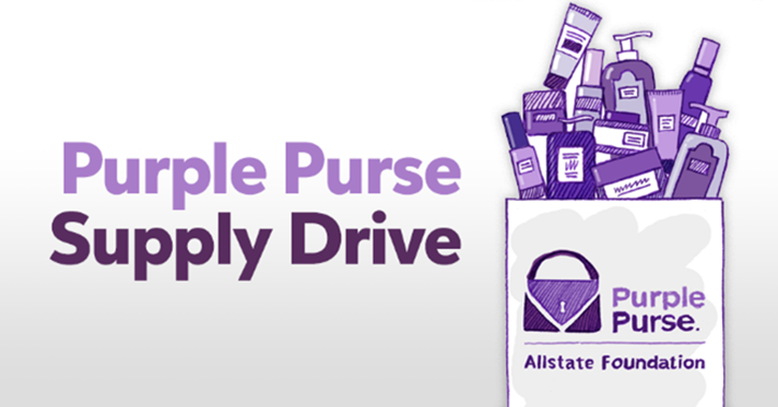 Donation purple
