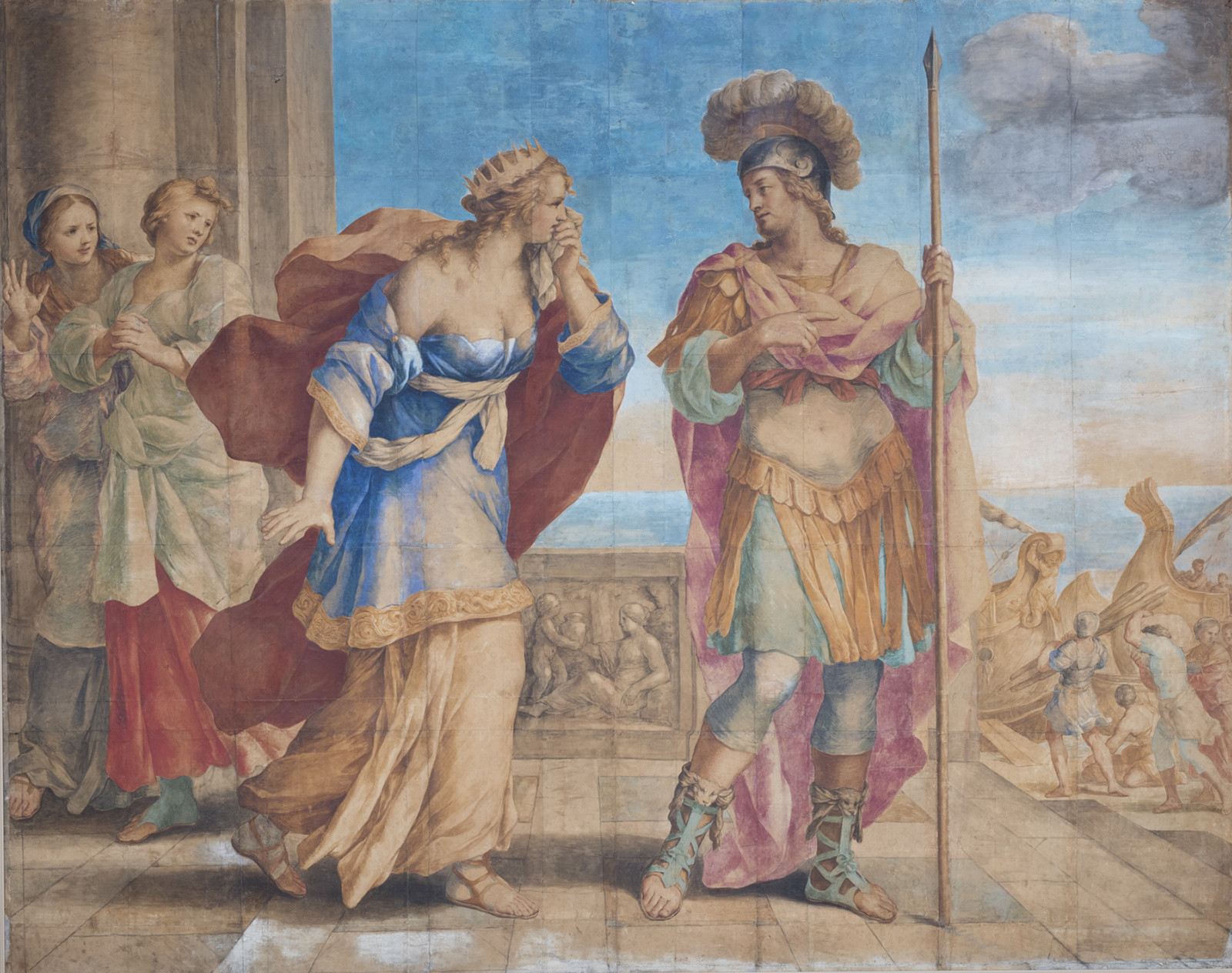 Античный главврач 7 букв. Дидона и Эней. Царица Дидона Карфаген. "Дидона и Эней" (1814) тёрнер. Эней и Дидона картина.