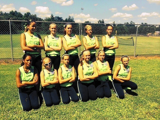 11-girl fast-pitch softball team competing regionally - Orlando Sentinel
